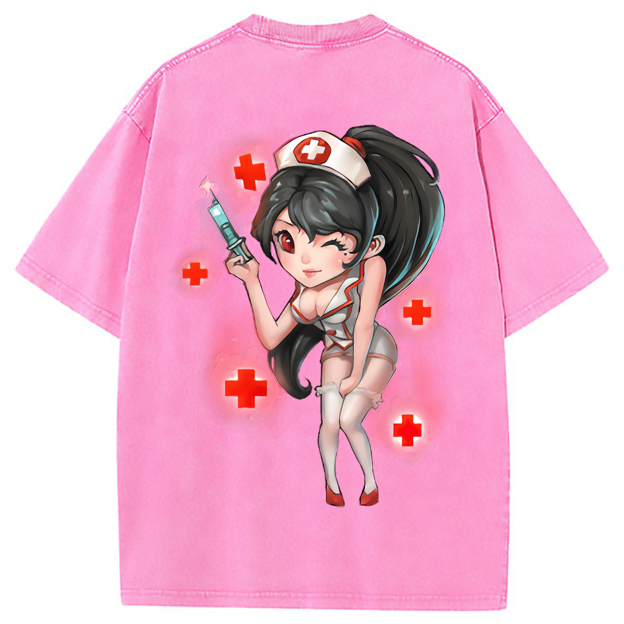（画像用） リーグ・オブ・レジェンド League of Legends LOL 綿100% ヴィンテージ風 半袖Tシャツ（背面プリント）